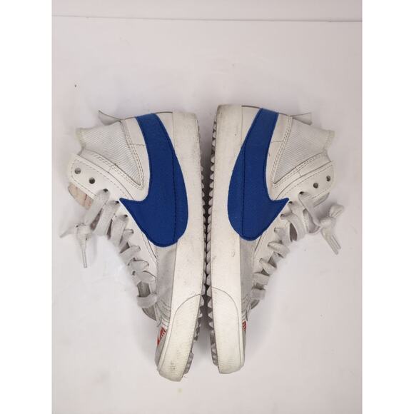 Nike Blazer Mid ’77 White Blue Red Stitch High Top Sneakers US 10.5 main image 8